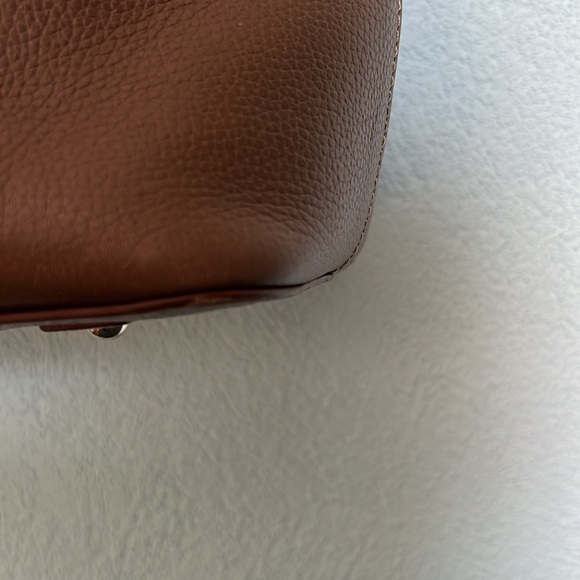 Dooney & Bourke Taupe Pebblle Leather Purse - Picture 6 of 16